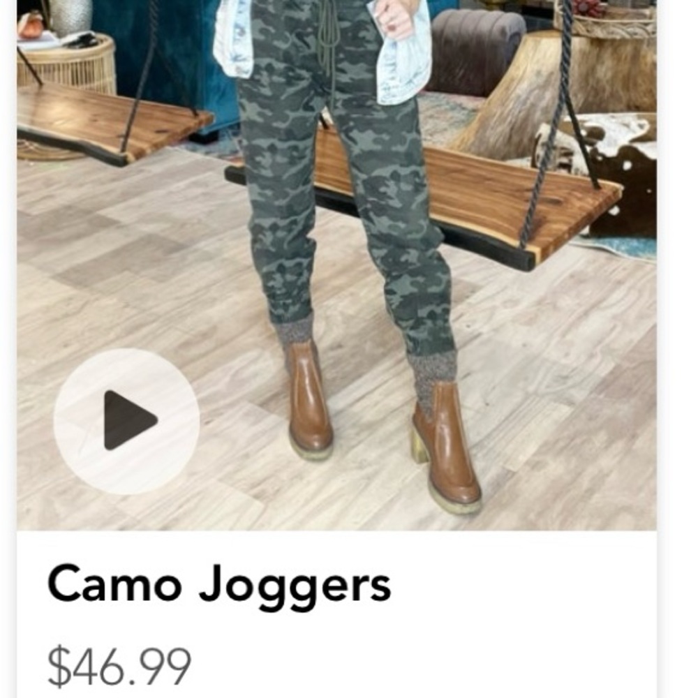 Camo Joggers